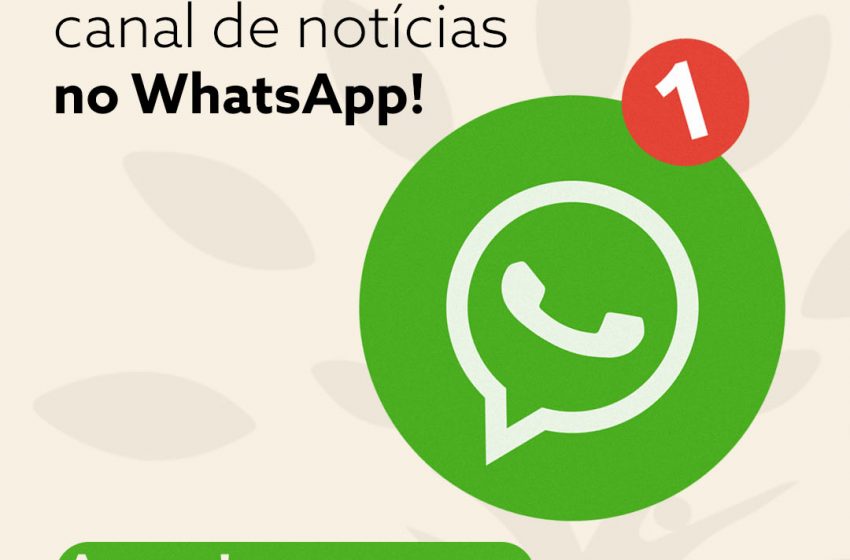 Conheça nosso canal de notícias no Whatsapp!