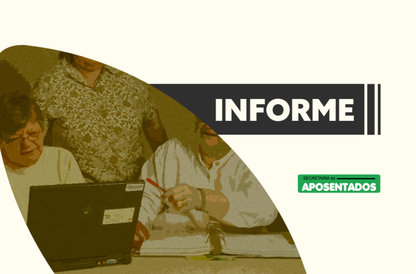  Reunião de aposentados reagendada