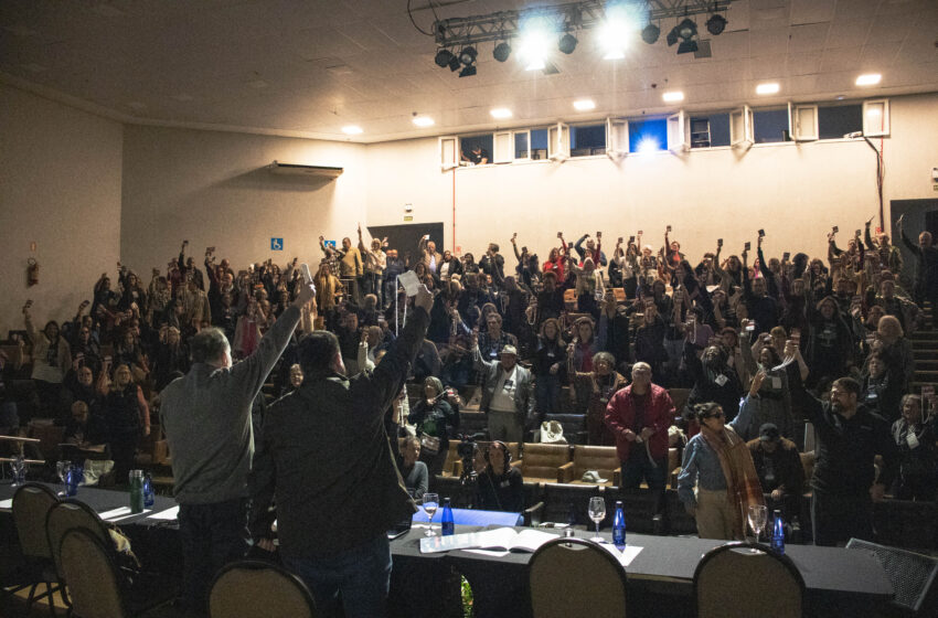  Último dia do XVIII Congresso Estadual do Sindisprevrs aborda a saúde do trabalhador e a situação na Palestina