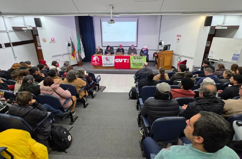  SindiprevRS participa de evento do “Coletivo Em Defesa do SUS”